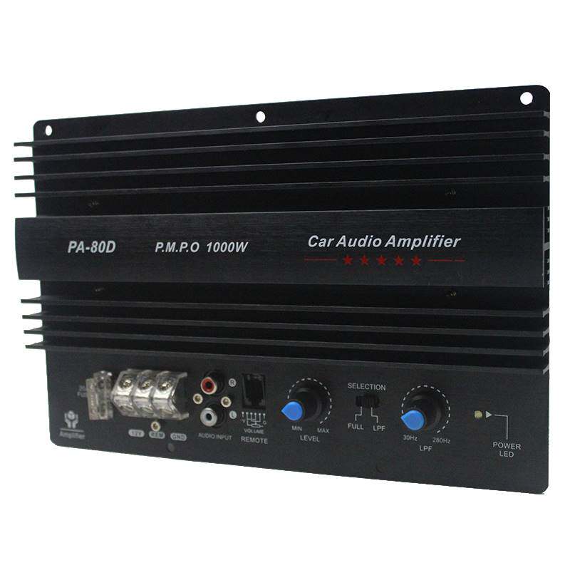 12v1000w大功率发烧级汽车音响功放板车载低音炮主板功放板芯超重