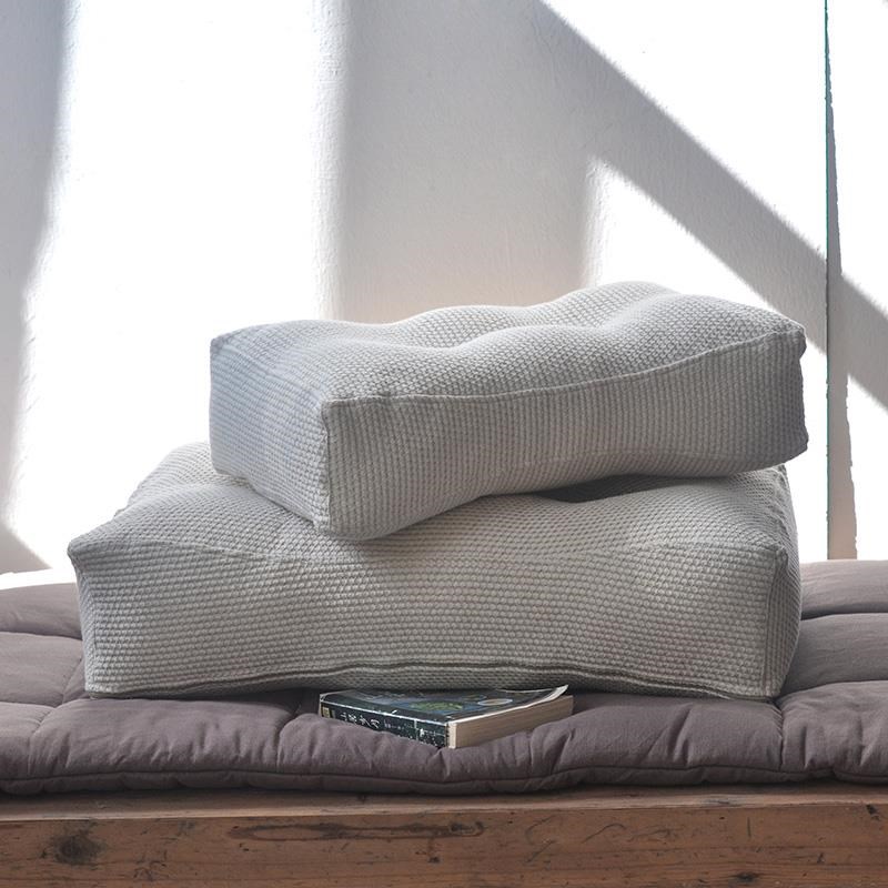 亚麻沙发加厚靠枕靠垫现代客厅办公室汽车家O用宿舍床头床上大靠