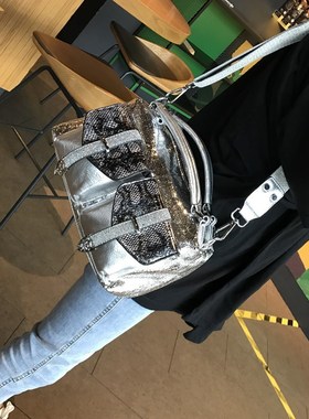 Sequin Handbag Female 2020 PoApular Bag Trend Wild Gloss Sin