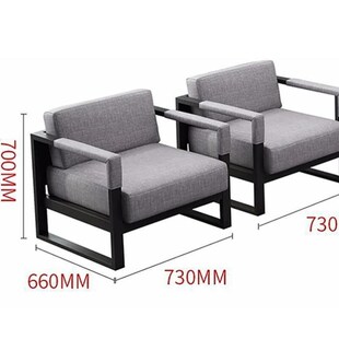 中伟钢架沙发办公沙发现代简约接待沙G发经理沙发商务办公室沙发