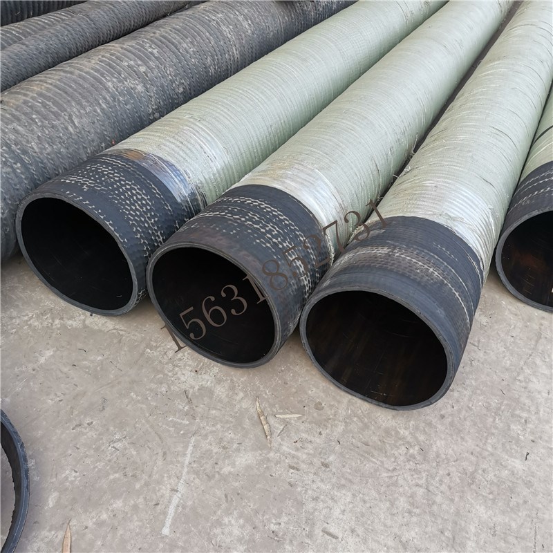 大口径钢丝橡胶管 耐磨吸沙胶管 B钢丝输水胶管波纹耐酸碱排水胶
