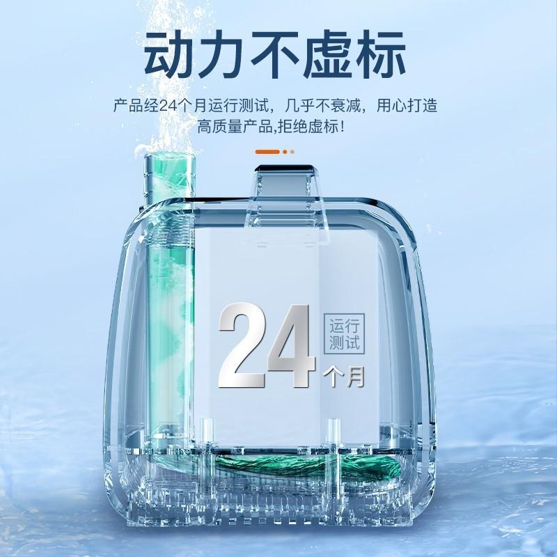鱼缸潜水泵d静音底吸抽水泵家用微型小型过滤器换粪滤循环迷你水