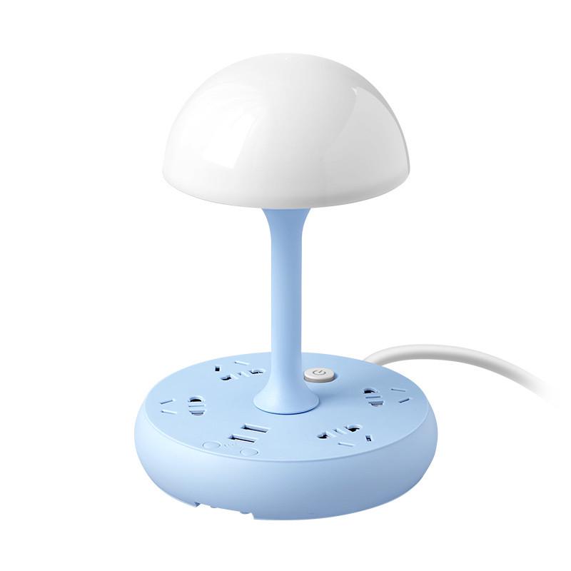 台灯插座一体遥控小夜灯带usxb充电多孔插排迷你护眼灯智能转换器
