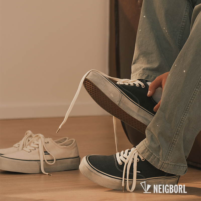 【万里路】NEIGBORL钊叔制低帮帆布鞋复古简约百搭平板鞋硫化鞋子,流行男鞋,帆布鞋,淘宝优惠券,粉丝福利购,淘宝优惠卷
