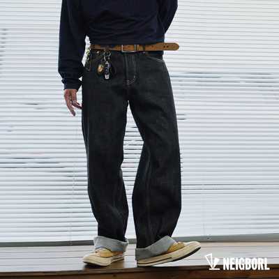 黑色显瘦春秋季男潮牌水洗时尚