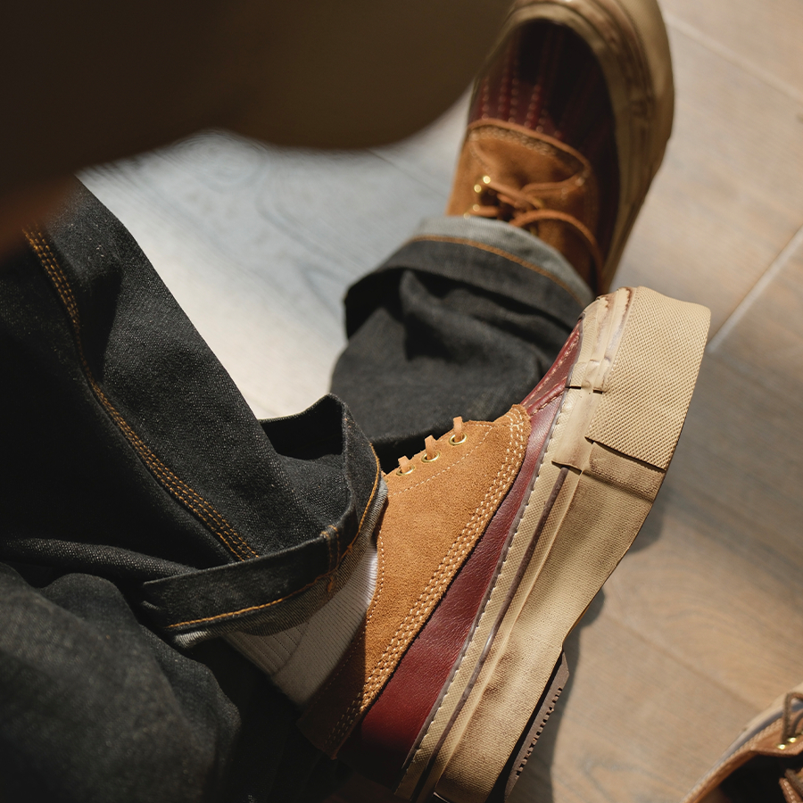 【荒野猎人】NEIGBORL钊叔制厚底内增高做旧真皮猎鸭户外狩猎鞋