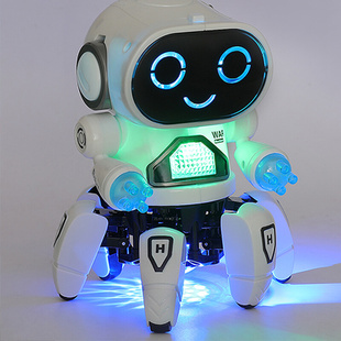 网红智能机器人儿童智能六爪鱼会唱歌跳舞电动益智玩具宝宝男女孩