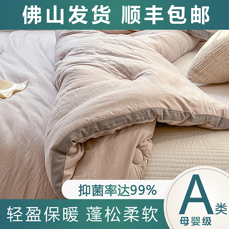 广东佛山顺丰包邮加厚保暖冬被芯
