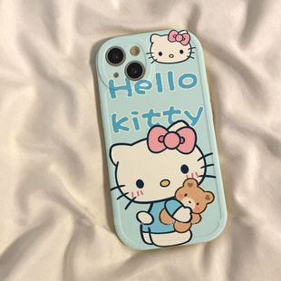 Reno8Pro手机壳A96 A93保护findX5p卡通reno11女r11s KT猫适用OPPO A92 r15x可爱realmGT2男R17软a52 a56新款