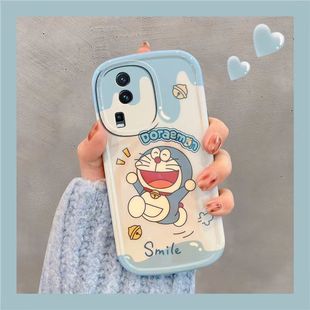 Reno8Pro手机壳A96卡通A9全包r9保护findX5p个性 叮当猫适用OPPO新款 neo5女v11防摔v15可爱realmGT2男R17软a52