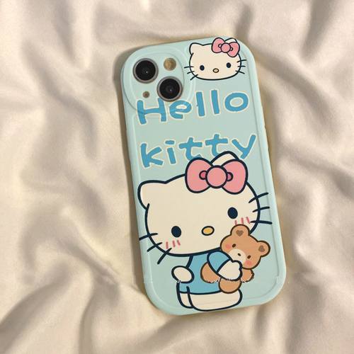 kt小羊皮硅胶畅玩手机壳可爱