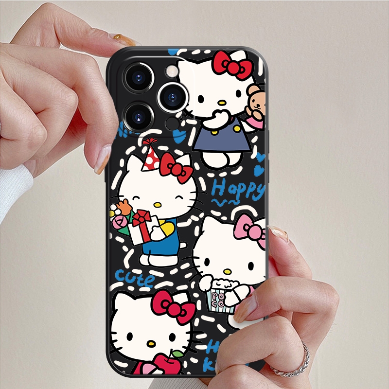 满屏KT猫适用华为畅享50新款nova12荣耀80gt卡通手机壳MAGIC6防摔p60保护套畅玩40麦芒30男v40女个性x50i软壳