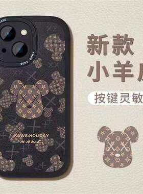 暴力熊适用OPPOReno8Pro手机壳A96/A92/A93保护套reno11/r11s/r15x个性realmGT/oppoR17软a52/a56/k10x卡通女