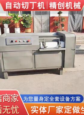 肉动制品大型切冻肉切丁机 微 冻肉丁机全自商用PYC肉制品设备