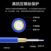 BOYANG 光纤跳线lc 博扬 pK25552S 电信级铠装 25米单模双