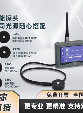 氙灯辐射照度计TS560 太阳光强度检测仪 UV光强功U率计 紫外辐照