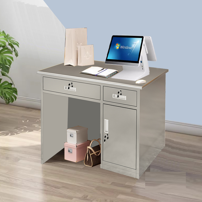 不锈钢称重台超市收银台不锈钢小桌子便利店N服装店吧台桌收银柜