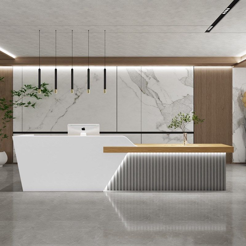 简约现代仿大f理石纹烤漆收银台吧台柜台桌酒店公司前台接待台,商业/办公家具,收银台,淘宝优惠券,粉丝福利购,淘宝优惠卷