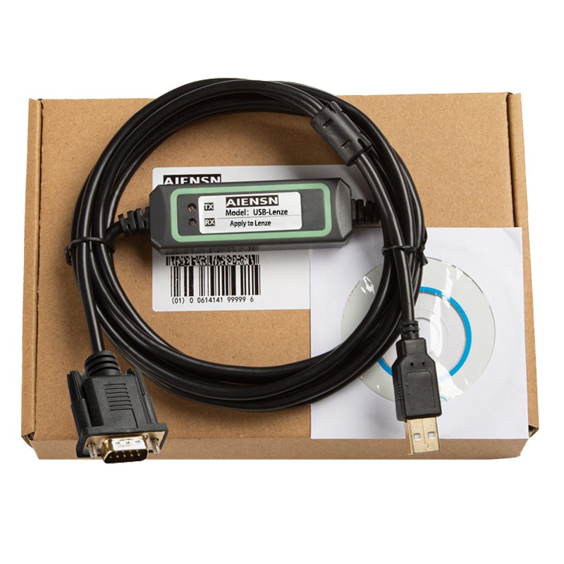 USB适用Lenze 伦茨变频器连接电脑USB调试电缆 通讯X下载线数据线