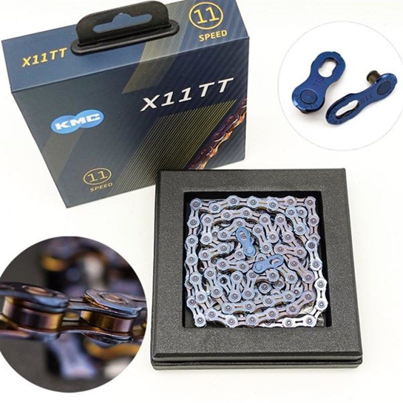 KMC X11SL jX10SL DLC 11速10速公路自行车山地镂空红钻黑钻碳炼