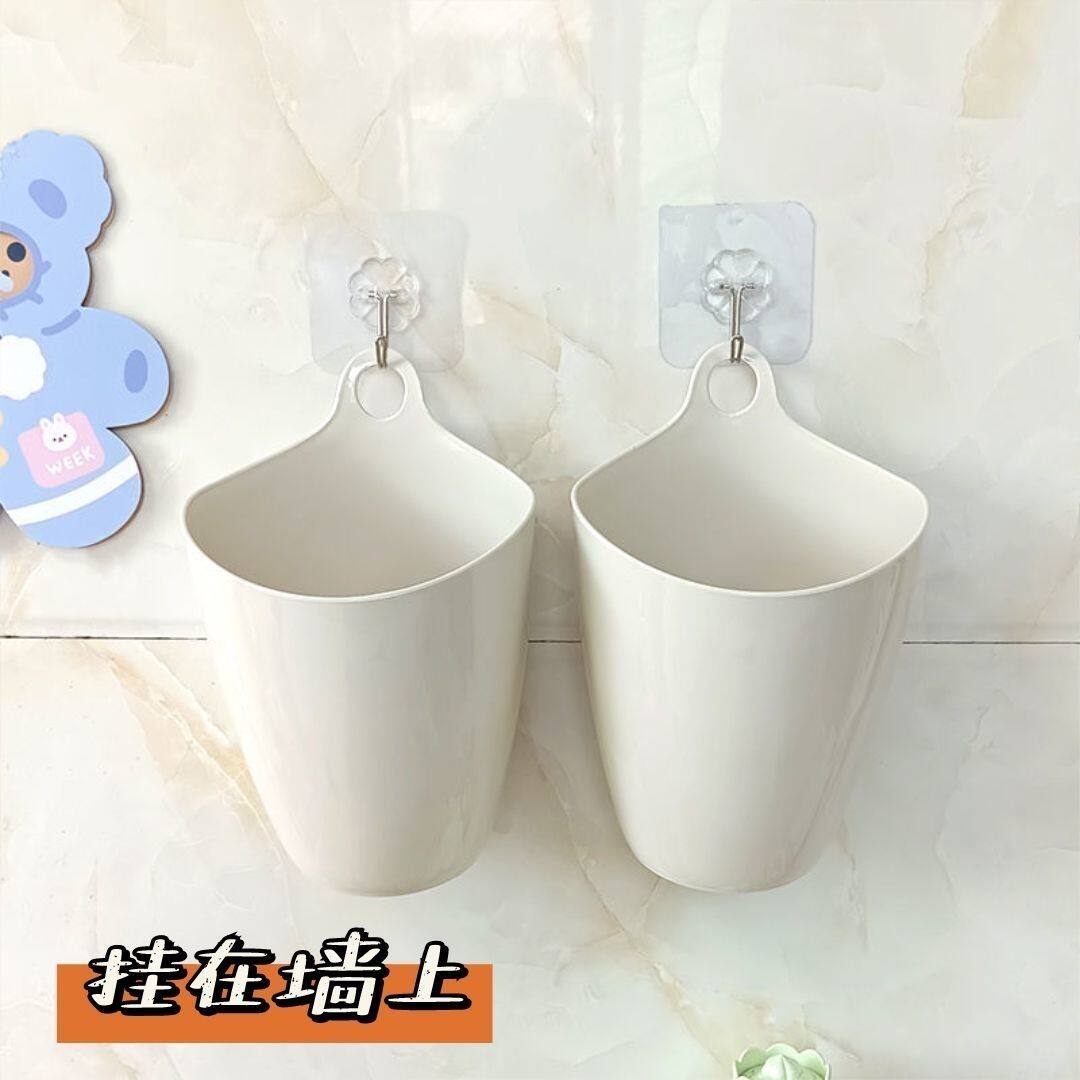 家用塑料小号可挂式垃圾桶桌面收纳桶创意置物架垃圾筒