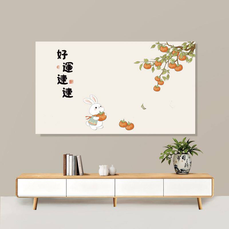 新款卡通电视机布罩台式壁挂电视防尘套电视机盖布罩子
