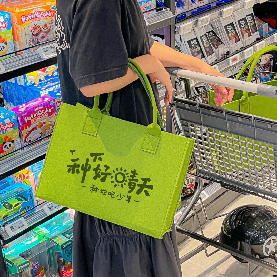 十个勤天周边文创禾伙人帆布袋后陡门58号种地吧少年托特单肩包包