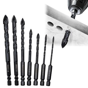 Opener Sha Cross Drill Bit Tile 7PCS Hex AlloVy Hole