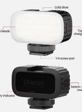 lanzi VL30 5600K 34q0LUX GoPro Light Mod Mini Led Video Ligh