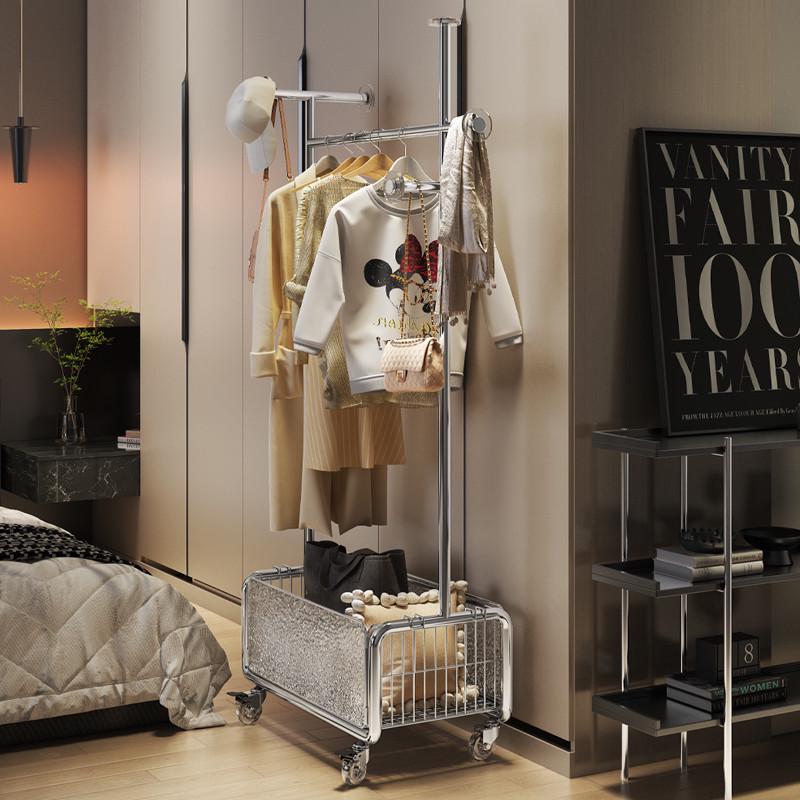移动挂衣架落g地卧室家用室内临时放脱下的衣服神器床边床尾晾衣