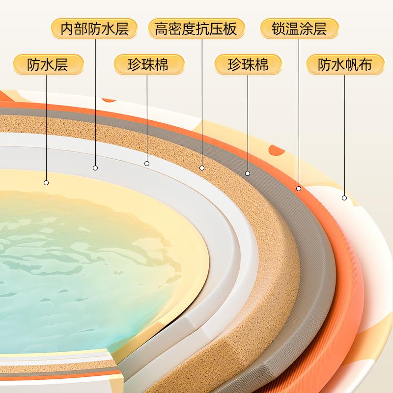 泡澡桶人折叠大家洗澡桶全童成人身浴用游泳泡浴浴缸儿浴盆浴沐桶