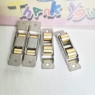 轨道轴承玻璃移门底部双轮窗户推拉滑轮老式塑钢轮子8配件门窗8