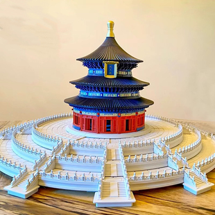 适用于乐高中国积木2024新款天坛榫卯祈年殿二十级大型古建筑玩具