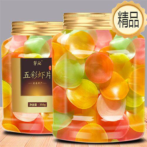 大连虾片自己炸非婴幼儿宝宝休闲零食自炸彩色龙虾片特产旗舰店