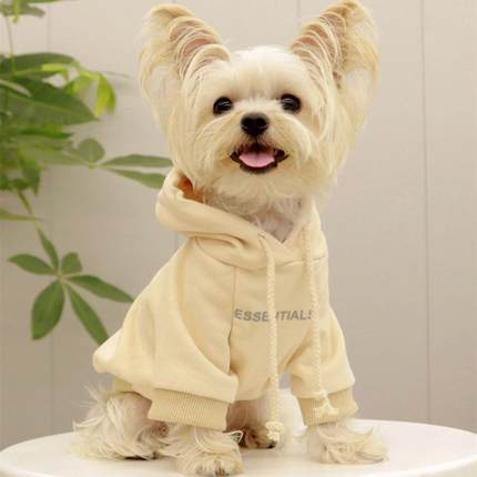 宠物小狗狗卫衣连帽保暖衣服秋冬季款泰迪比熊雪纳瑞中小型犬幼犬