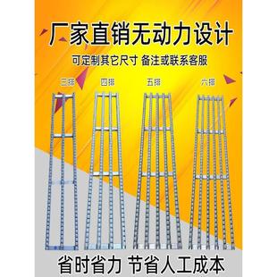 卸车输送滑轮滑轨 小型卸货神器滑梯搬运下货传送滚轮滑道无动力装