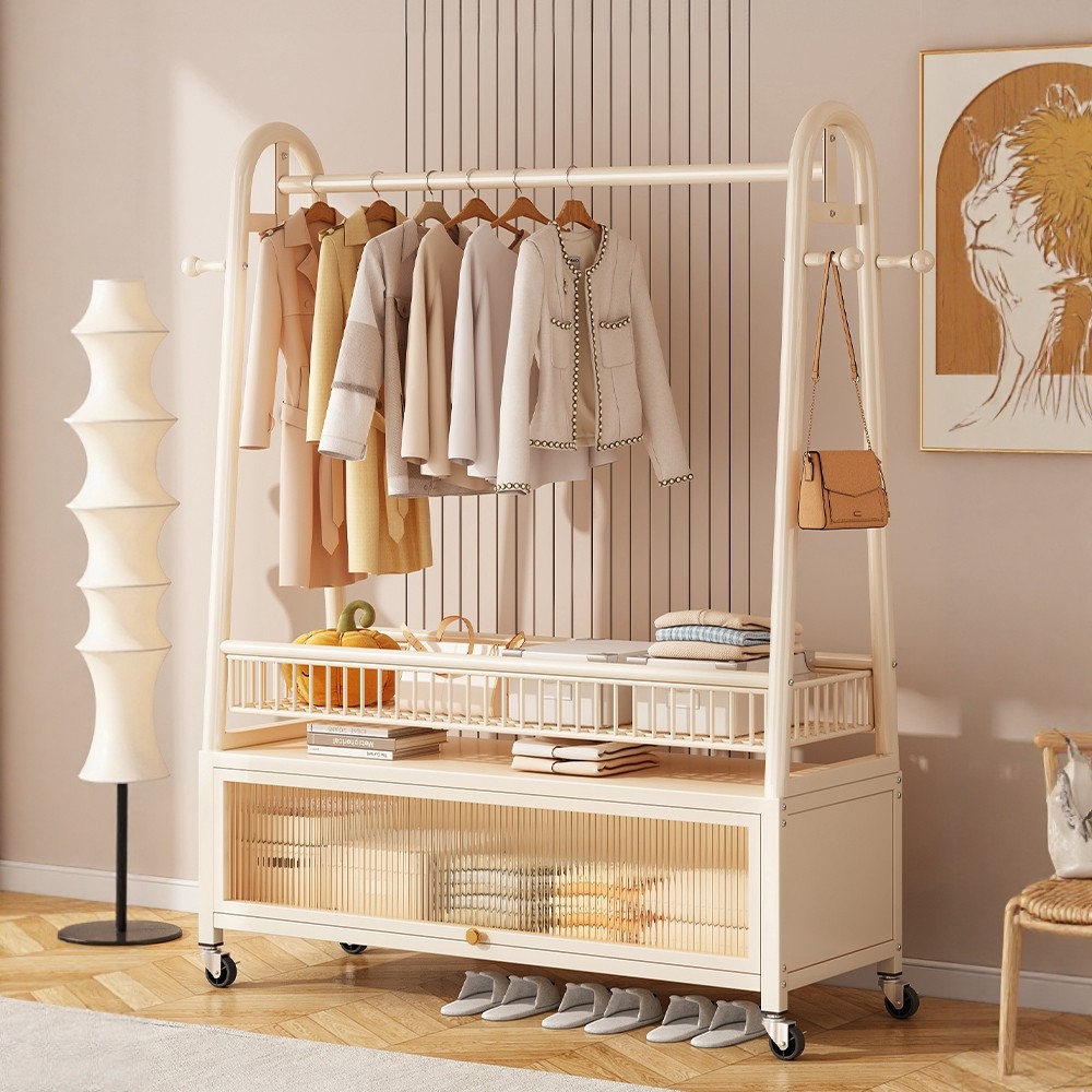 美都衣架落地卧室2025新款