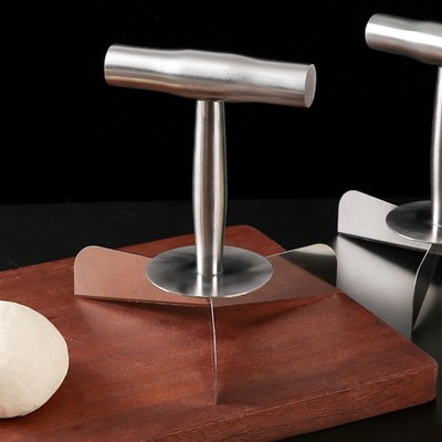 做花饽饽造型三角切刀p山东特产开口笑大枣馒头模具蒸开花馒头神