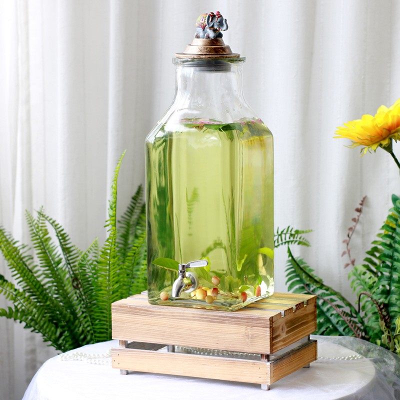 北欧风大容量冷饮果汁罐带龙头加厚E玻璃9升商用酒店自助餐饮料桶,厨房/烹饪用具,密封罐,淘宝优惠券,粉丝福利购,淘宝优惠卷