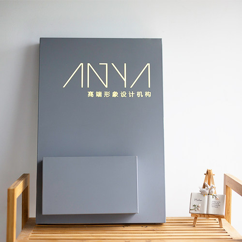 镂空创意招e牌防水铁艺广告牌定做 LED发光灯箱灯T牌设计挂墙式招