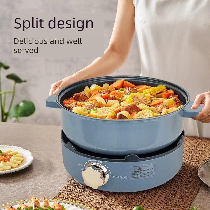小火锅家用小迷你双人多人v单人分体电火锅电煮锅2至3人插入