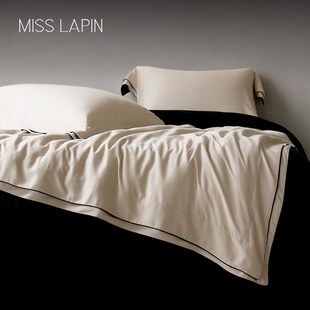 澜品墨韵c竹语竹纤维四件套 高端夏凉被裸睡床U单被套床品套