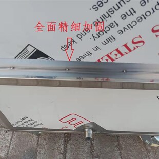 定制移动a式不锈钢水箱方形工业食用移物池手推车浸泡池卤煮桶304