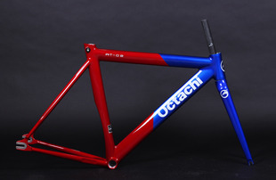 车架组 配套全碳前叉 单速场地死 @BIKE 红蓝W色 Octachi