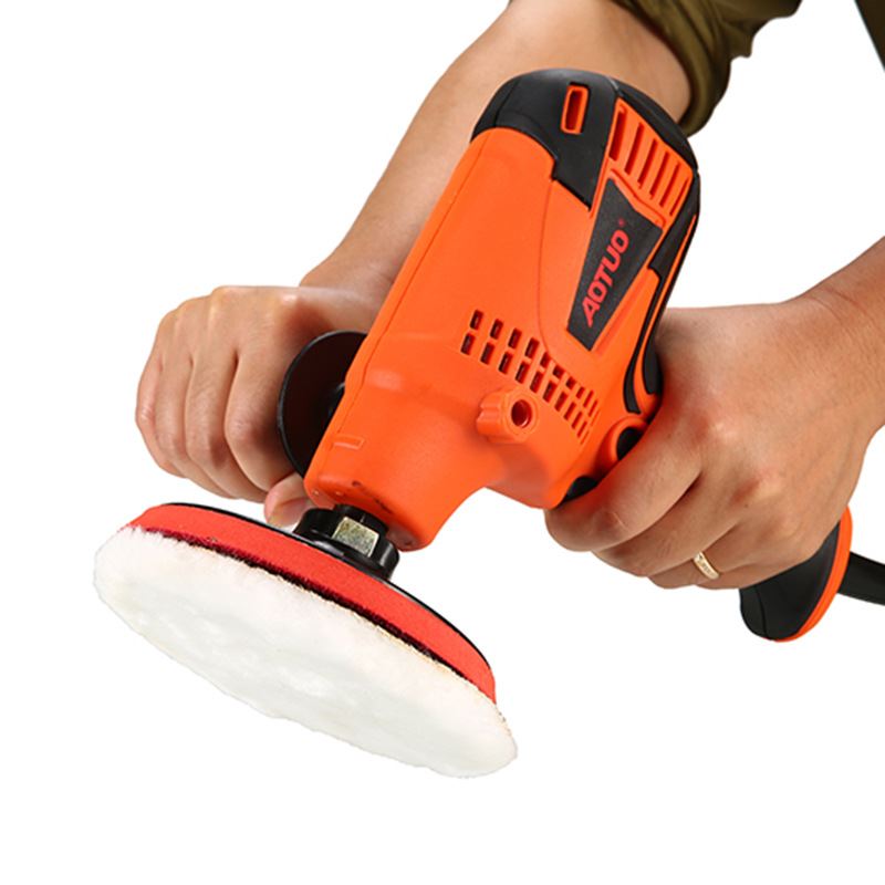 新款便捷式调速i汽车电动抛光机 汽车美容抛光封釉打蜡机电动工具