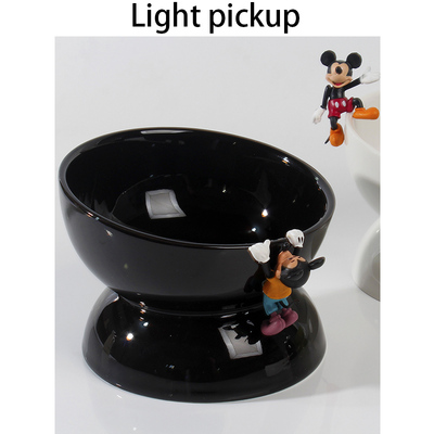 拾光之旅〖被问爆的一款〗陶瓷高脚首饰收纳盘玄关托盘水果高脚盘