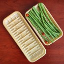 仿木纹3313h生鲜托盘一次性羊脊背保鲜盒塑料羊蝎子打包装 超市商