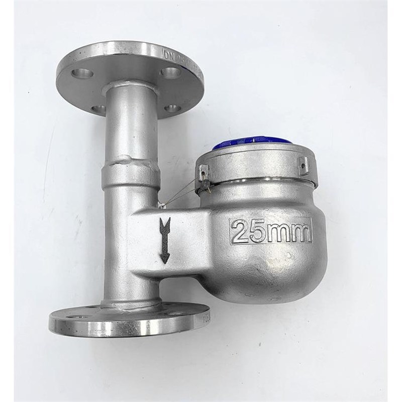 304不锈钢法兰水i表 立式法兰水表 耐酸碱法兰水表DN25 DN40 50 6