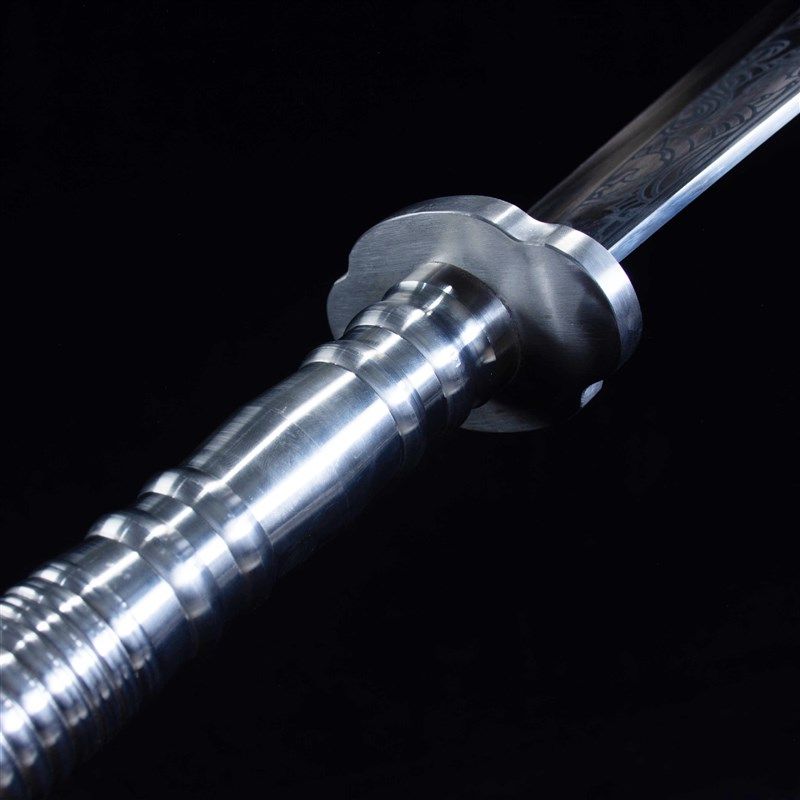 未开刃刀剑不锈钢手工锻打青龙偃月关公双手长刀S十八般兵器未开,金属材料及制品,其他金属制品,淘宝优惠券,粉丝福利购,淘宝优惠卷