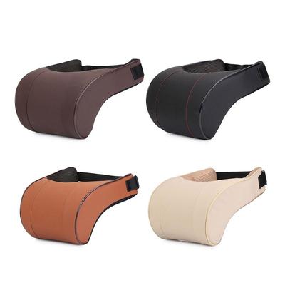 PU Leather Car Pillow Memory Foam Pillow Neck Rest Seat Head